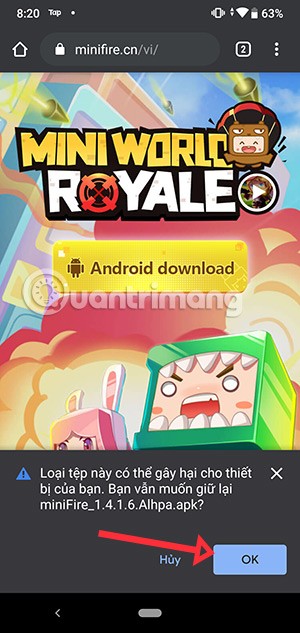 Hoe Mini World Royale te downloaden en instructies voor het spelen