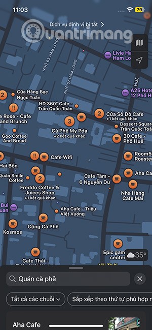 Comment utiliser l'outil Rechercher ici sur Apple Maps