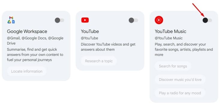 كيفية العثور على أغاني YouTube Music في Gemini كيفية العثور على أغاني YouTube Music في Gemini