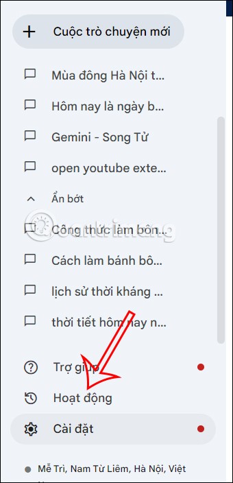 Comment supprimer une conversation Google Gemini