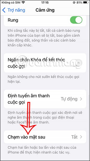 Como fazer uma captura de tela no iPhone tocando na parte traseira