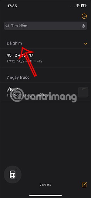 iOS 18 hesap makinesinde Matematik notları nasıl yazılır