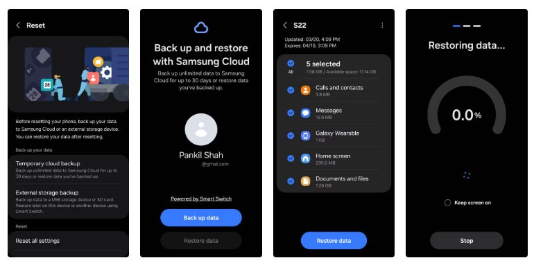 Arahan untuk menetapkan semula telefon Android untuk memulihkan tetapan kilang