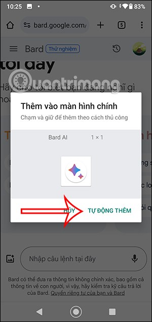 Jak dodać Google Bard AI do ekranu Androida