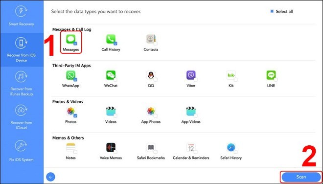 วิธีการกู้คืนข้อความที่ถูกลบใน iPhone กู้คืนข้อความ iPhone ได้เร็วที่สุด วิธีการกู้คืนข้อความที่ถูกลบใน iPhone กู้คืนข้อความ iPhone ได้เร็วที่สุด