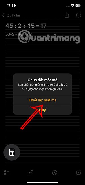iOS 18 hesap makinesinde Matematik notları nasıl yazılır