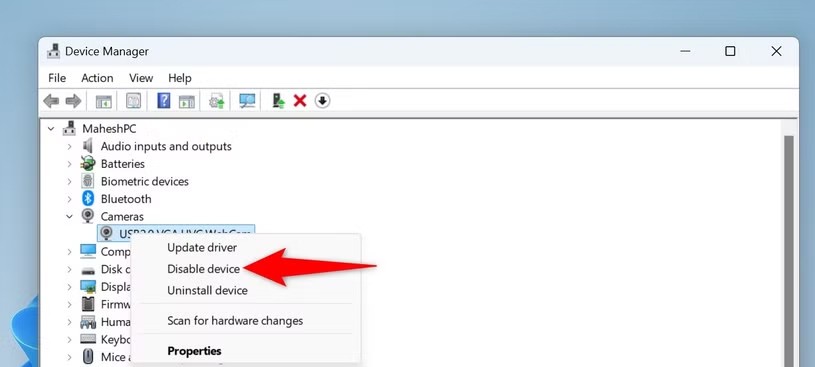 كيفية تأمين كاميرا الويب على نظام التشغيل Windows لتجنب التعرض