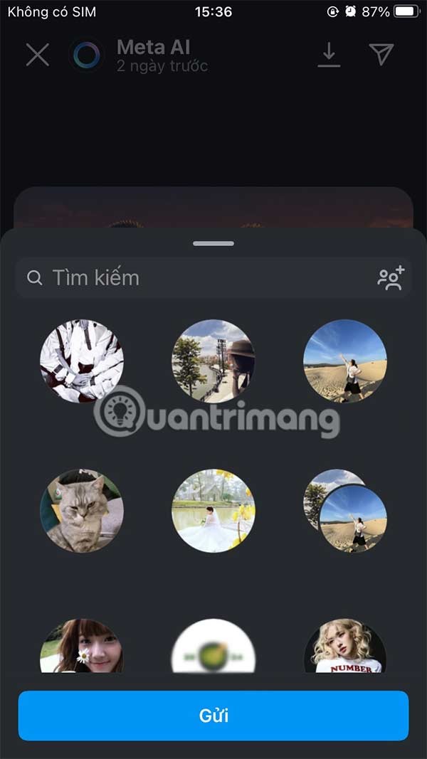 Как создавать ИИ-изображения в чате Instagram