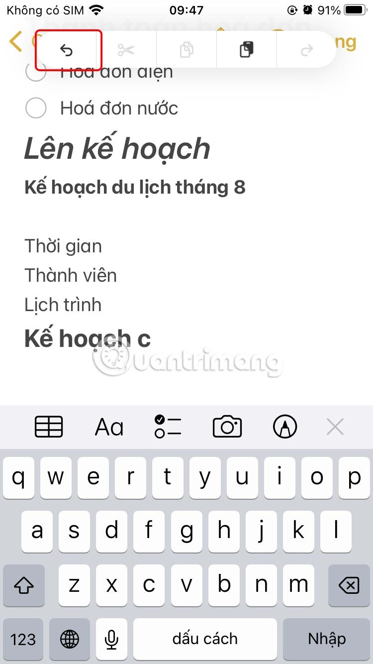 Rückgängig machen auf dem iPhone mit den folgenden 5 Möglichkeiten