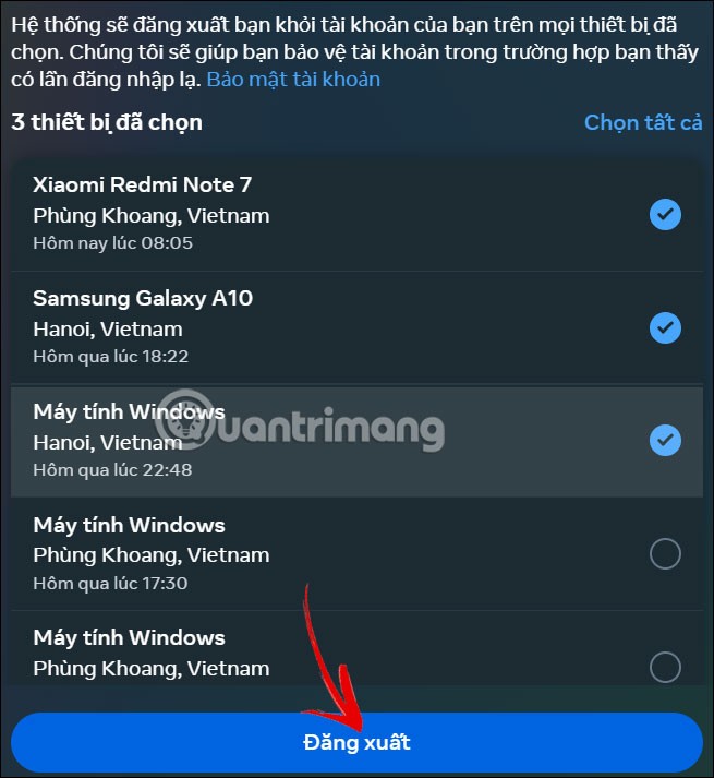Arahan untuk log keluar dari Facebook dari jauh apabila akaun anda digodam