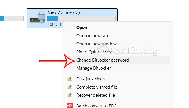تعليمات لتغيير كلمة مرور BitLocker في Windows 11