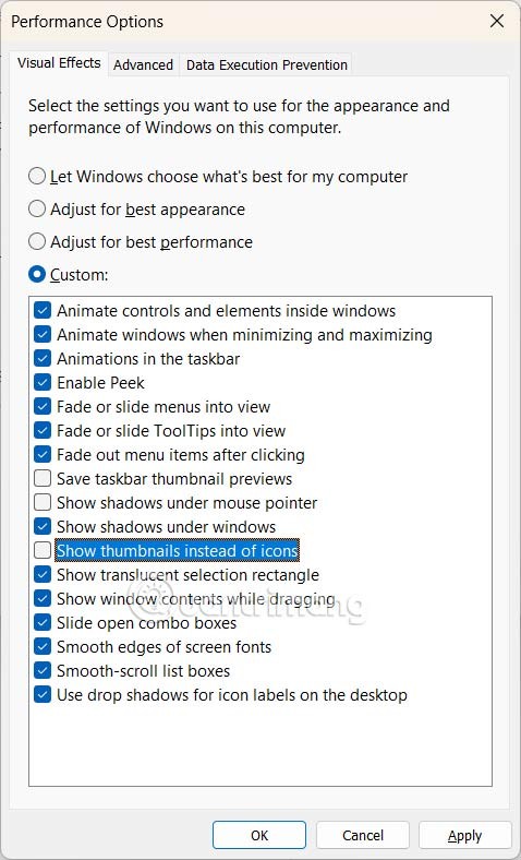 Windows 11でファイルエクスプローラーのサムネイルをオフにする方法