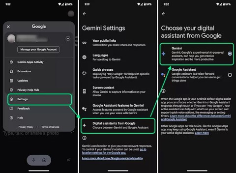 Como usar o Gemini AI como assistente virtual no Android em vez do Google Assistente