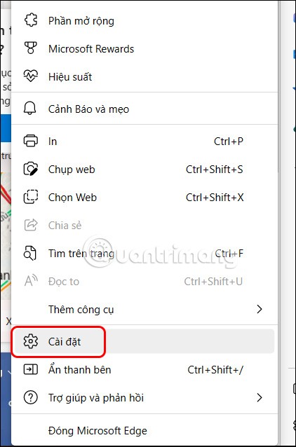 Instructions for clearing Microsoft Edge browser cache
