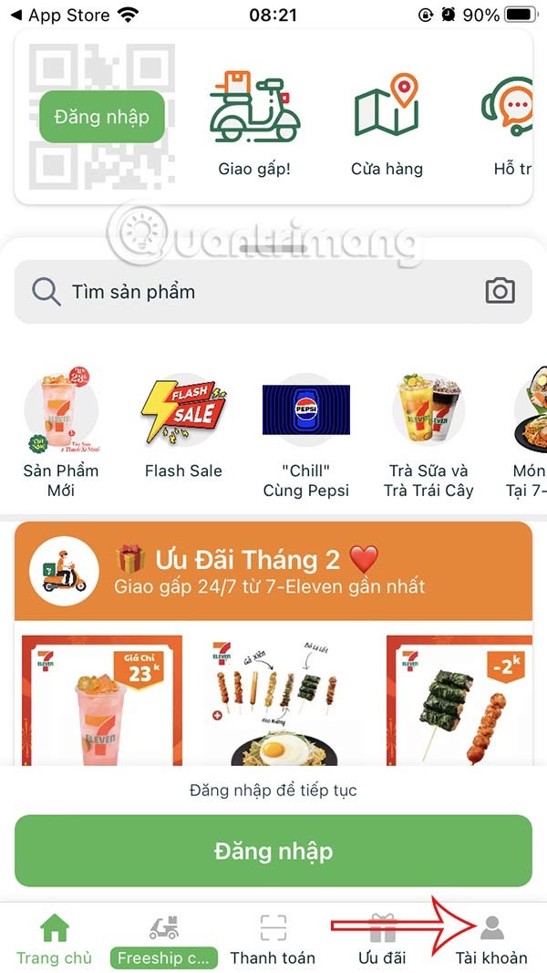 Arahan untuk membeli-belah di 7-Eleven