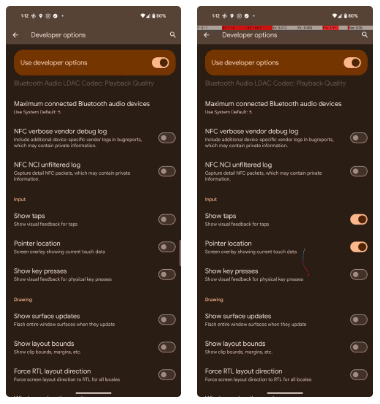 12 من خيارات المطور الأكثر قابلية للتعديل على Android