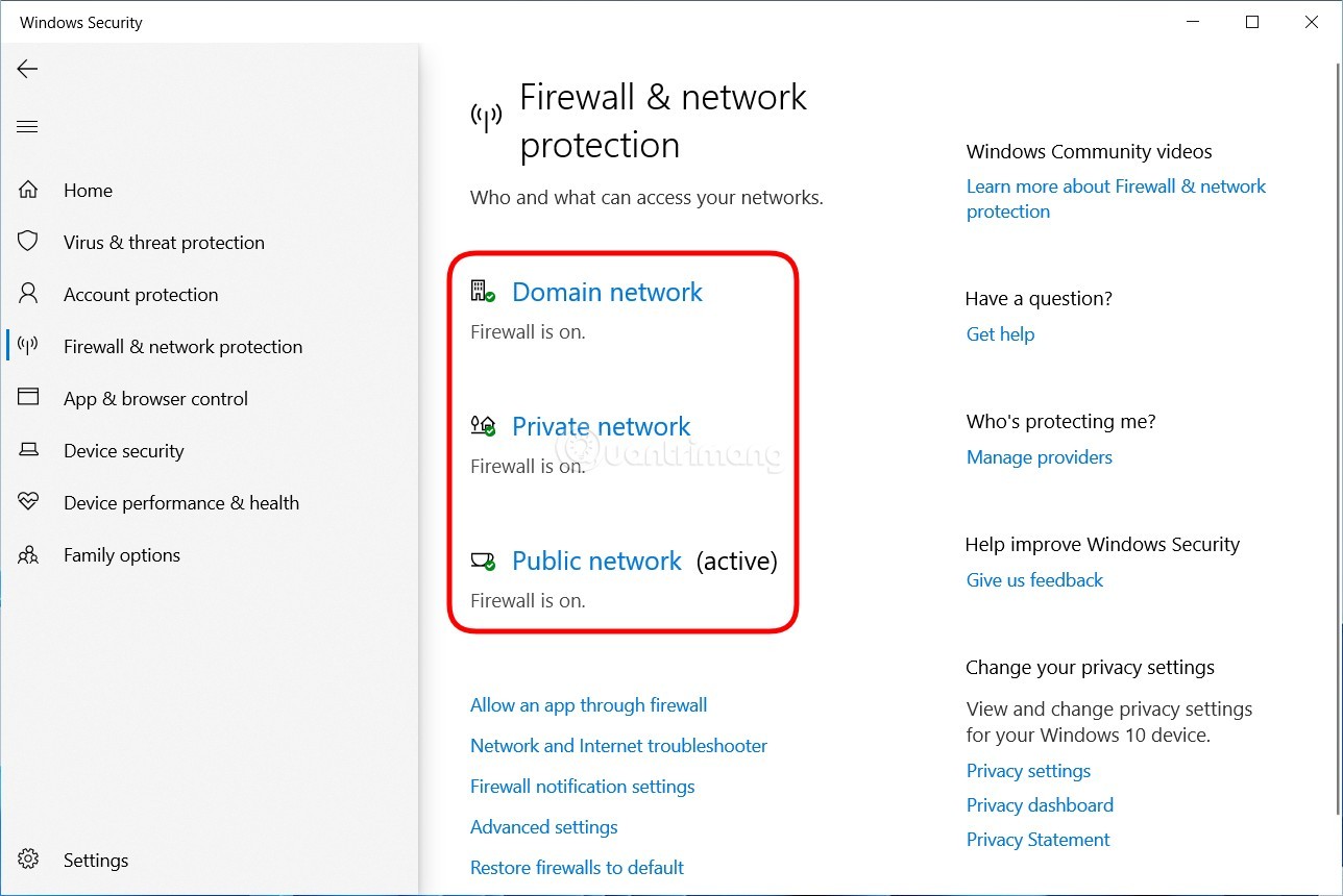 3 طرق لإيقاف تشغيل جدار الحماية في نظام التشغيل Windows 10