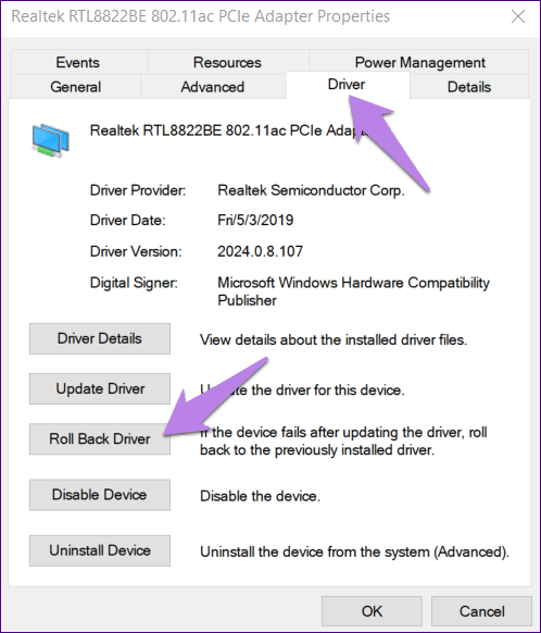 Comment corriger l'erreur de carte réseau introuvable sous Windows 10