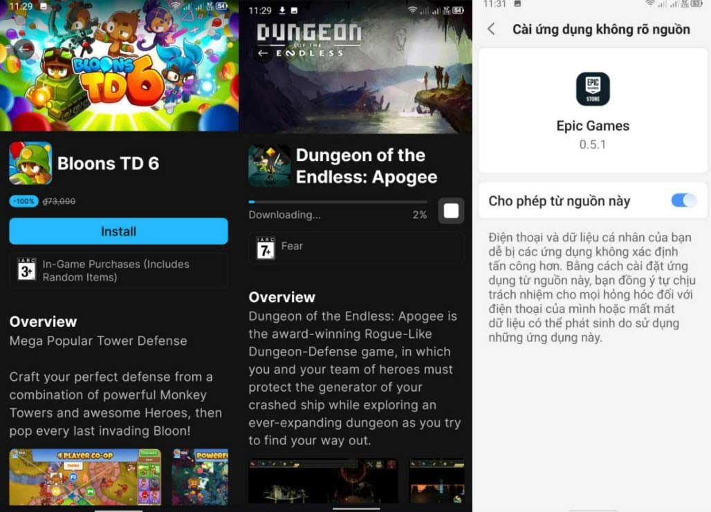 Epic Games Store'da ücretsiz mobil oyunlar nasıl edinilir