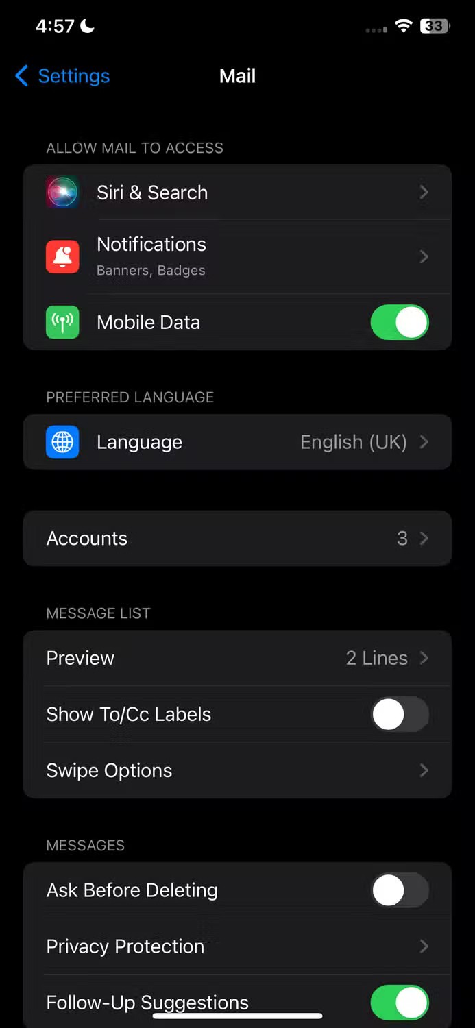 8 e-mailinstellingen op de iPhone die u nu moet wijzigen