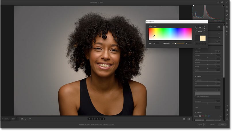 Hoe je een spotlight-effect achter je onderwerp kunt toevoegen met Adobe Camera Raw