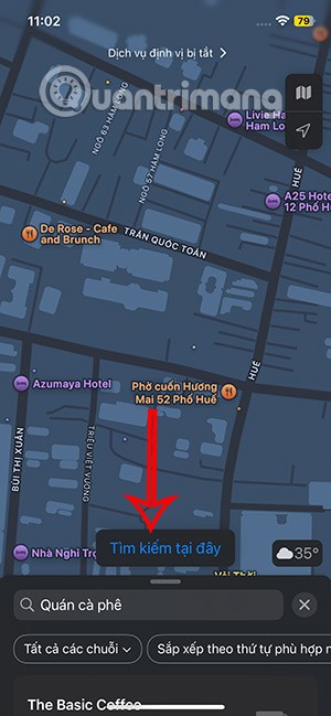Comment utiliser l'outil Rechercher ici sur Apple Maps