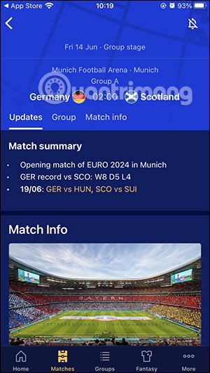 Instructions to add Euro 2024 calendar on iPhone