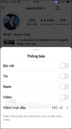 Как включить уведомления для подписок на аккаунты Instagram