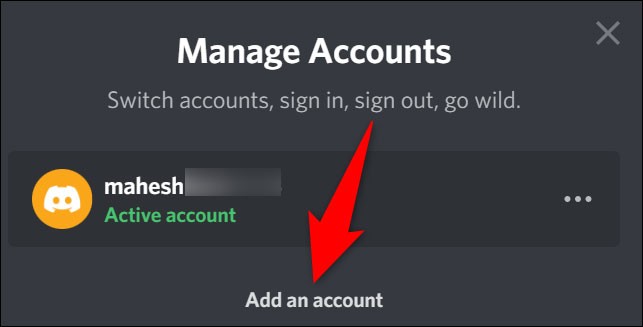 Cómo usar varias cuentas de Discord al mismo tiempo