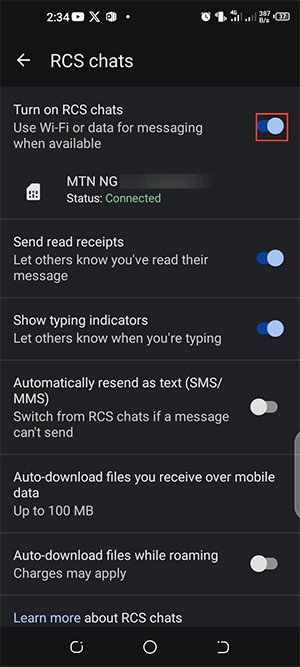كيفية إرسال رسائل RCS باستخدام Google Gemini