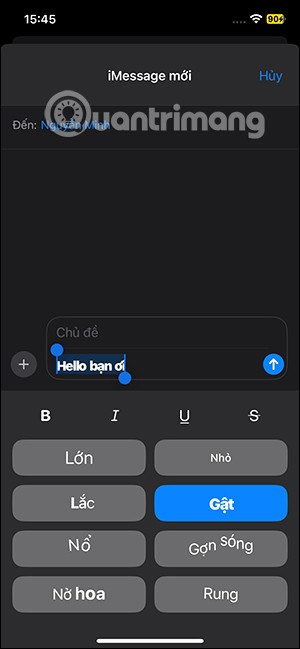 Comment créer des messages animés sur iMessage iOS 18