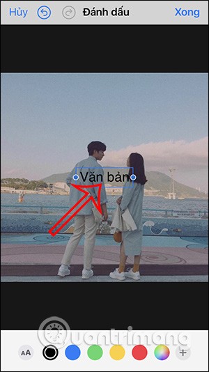 How to insert emoji into photos on iPhone extremely simple