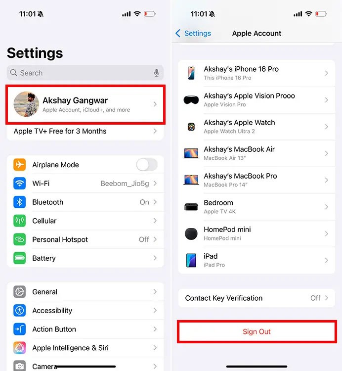 كيفية تبديل معرف Apple على iPhone/iPad دون فقدان البيانات