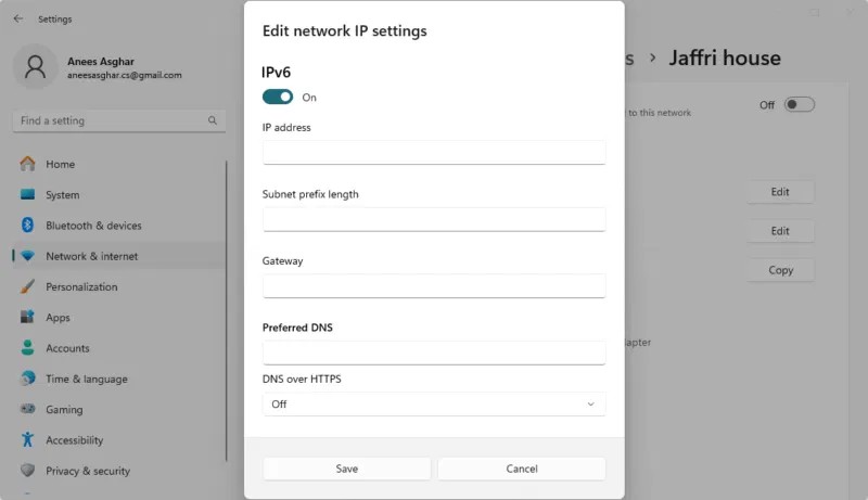 So konfigurieren Sie die TCP/IP-Einstellungen in Windows