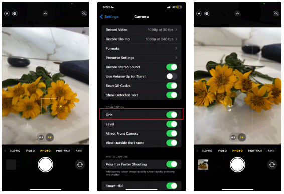 Apakah yang dilakukan oleh tetapan kamera pada telefon anda?