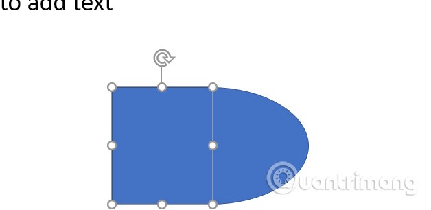 تعليمات رسم نصف دائرة في PowerPoint
