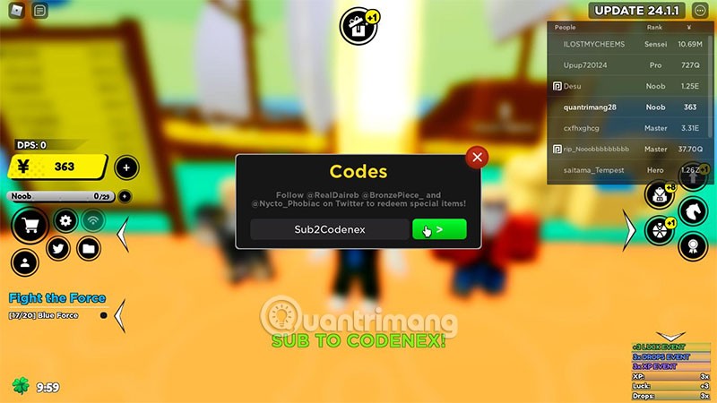 Nieuwste Anime Fighters Simulator-codes 25 april 2025