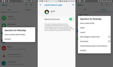 Comment utiliser Shelter pour créer un sandbox pour les applications sur Android