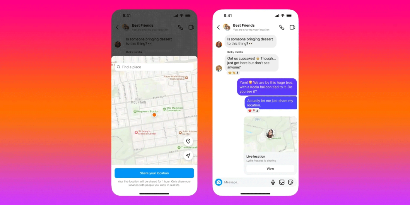 Instagram запускает функцию, похожую на Find My Friends, для обмена текущим местоположением
