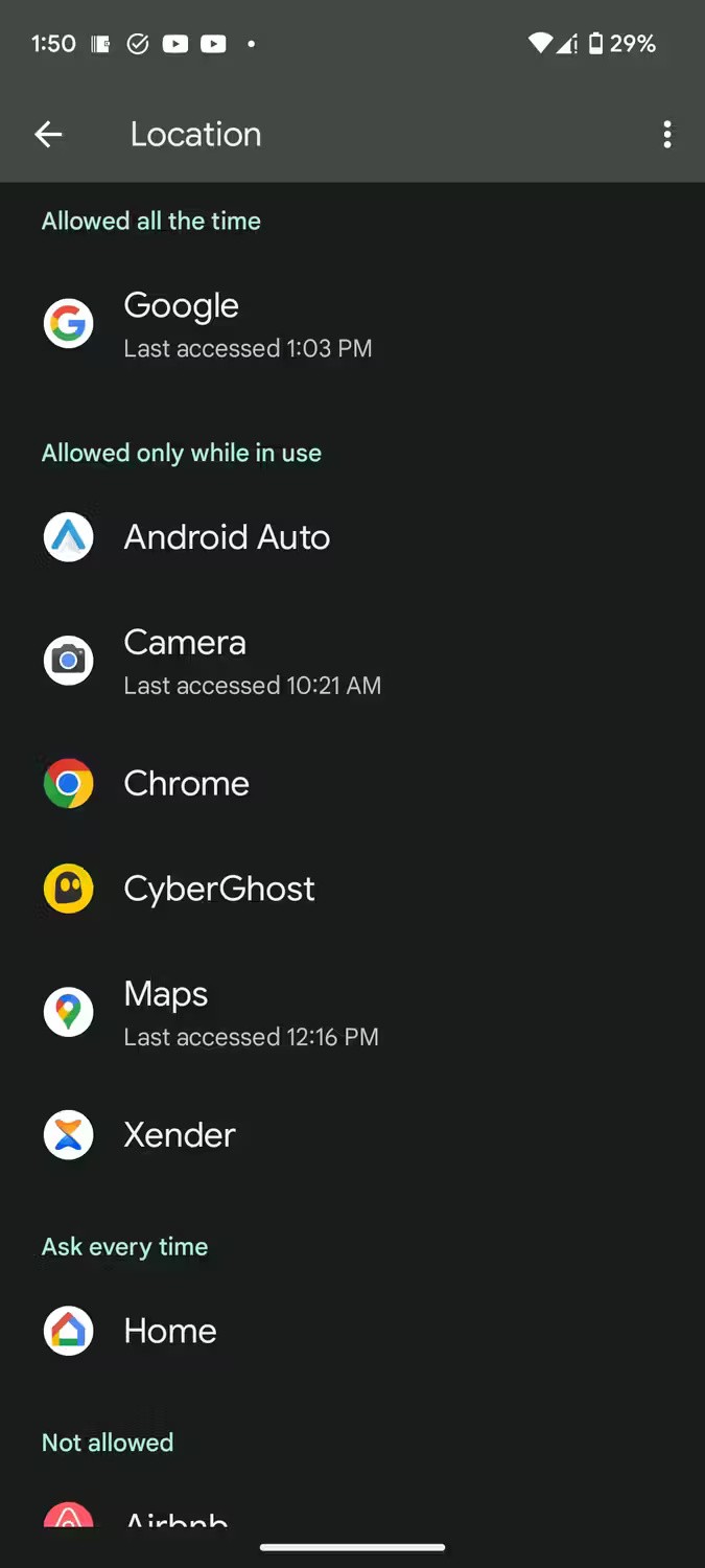Como controlar quais aplicativos podem rastrear a localização no Android