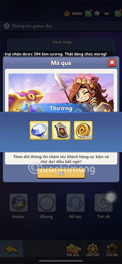 Ultimul cod Mini Heroes Dai Chien Tam Quoc