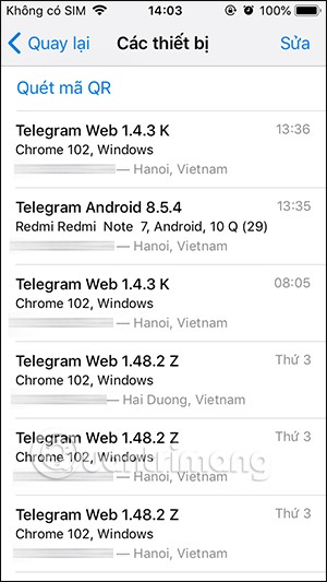 Cómo cerrar sesión en una cuenta de Telegram de forma remota