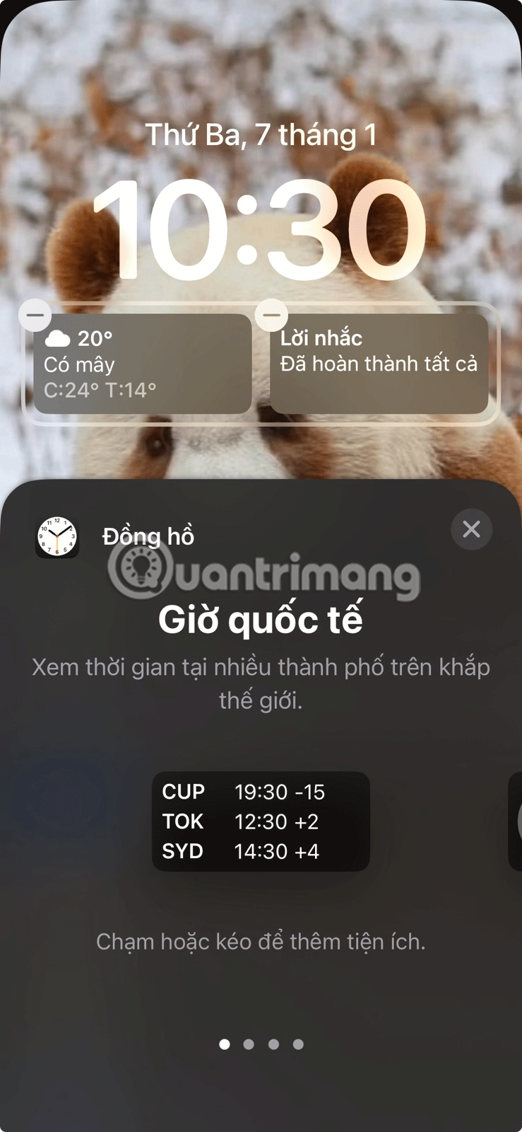 Hoe u meerdere tijdzones op het iPhone-scherm kunt weergeven
