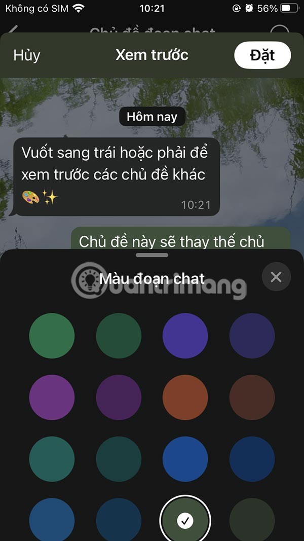 Instruções para definir o papel de parede do bate-papo no WhatsApp