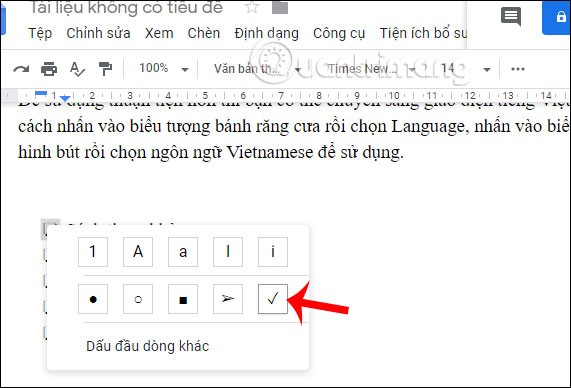 Cómo crear una lista de verificación en Google Docs