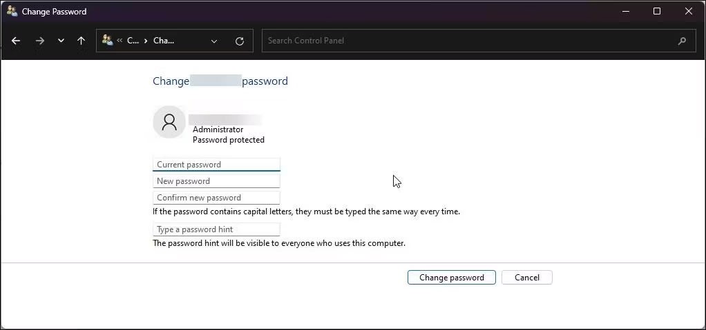 كيفية تغيير كلمة مرور الحساب في Windows 11