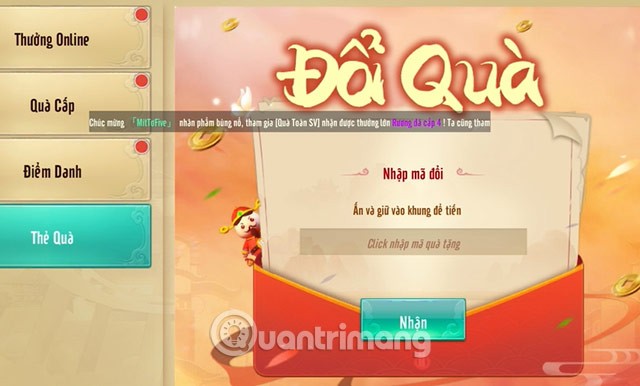 Neuester Ngu Long Cuu Thien OL-Code und wie man den Code eingibt