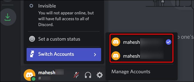 Cómo usar varias cuentas de Discord al mismo tiempo
