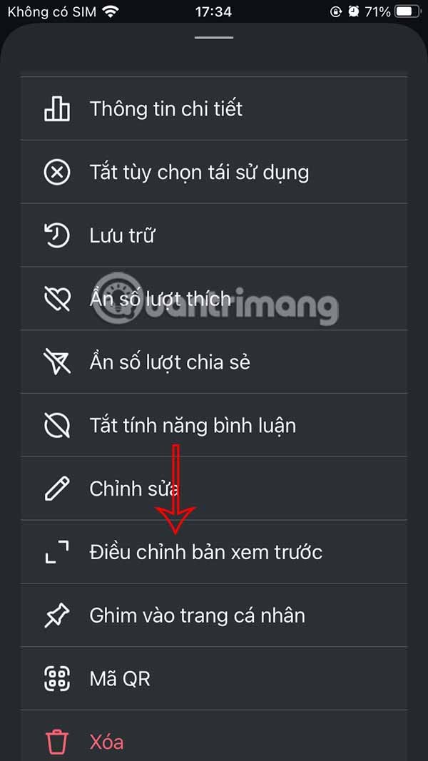 如何在 Instagram 個人檔案中編輯預覽照片