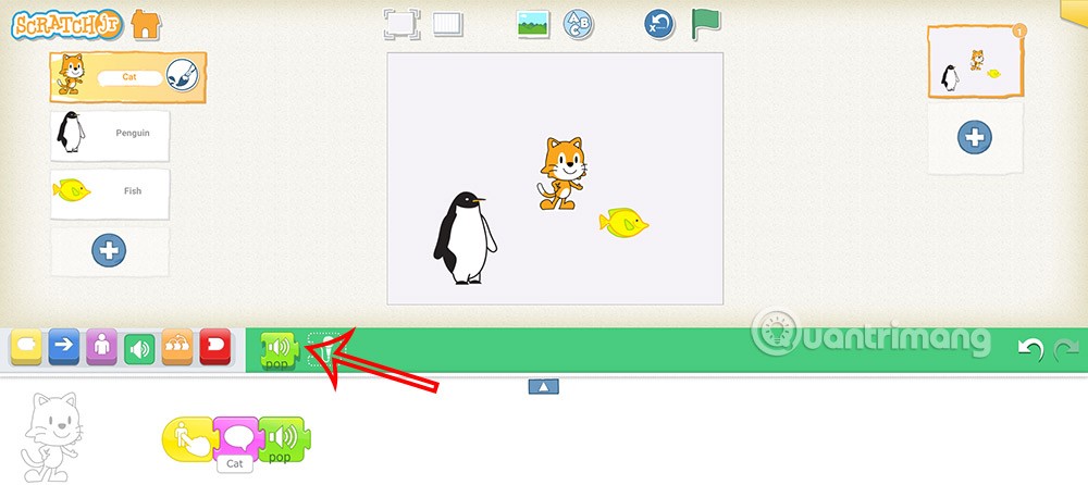 วิธีการใช้เสียงใน ScratchJR วิธีการใช้เสียงใน ScratchJR